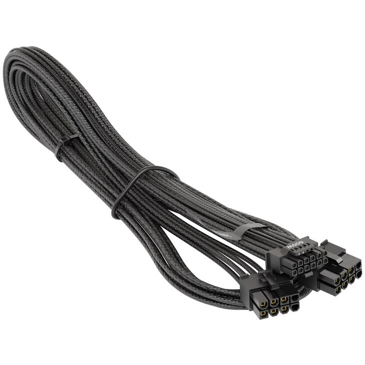 Seasonic 12VHPWR PCIe 5.0 Adapter Kabel - schwarz image number 1