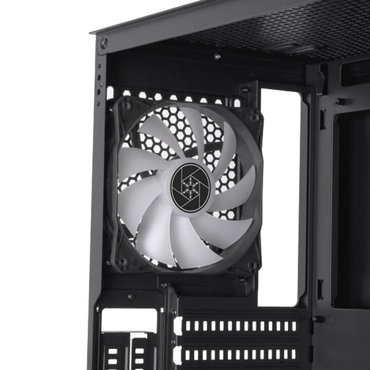 SilverStone Fara R1 PRO V2 Midi-Tower, Tempered Glass - schwarz image number 7