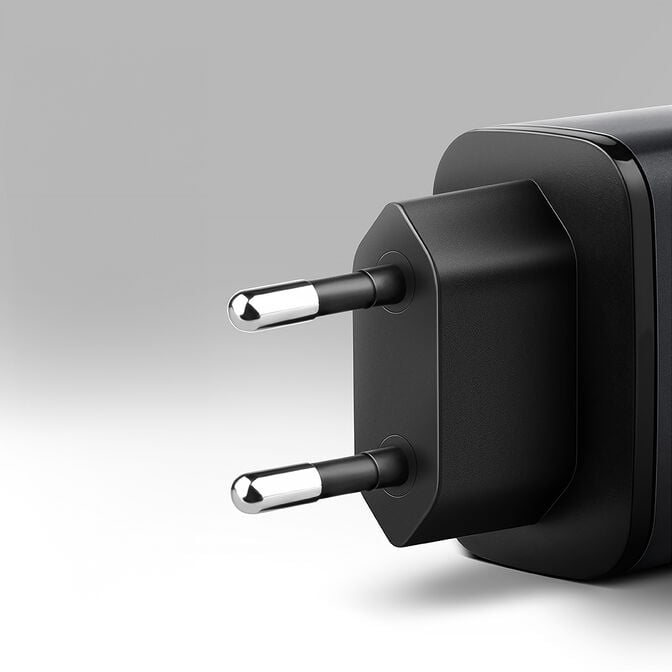 AXAGON ACU-PQ67D GaN Charger, USB-C Power Delivery 3, USB-A Quick Charge 4 - grey image number 5