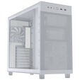 ASUS Prime AP303 PC Case, Mid Tower, ATX, Tempered Glass - White image number null