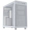 ASUS Prime AP303 PC Case, Mid Tower, ATX, Tempered Glass - White