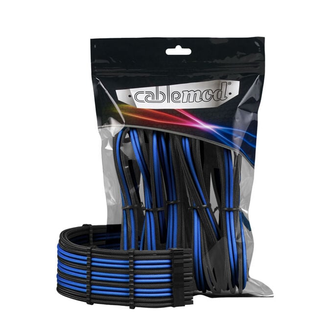 CableMod PRO ModMesh 12VHPWR Cable Extension Kit - schwarz/blau image number 3