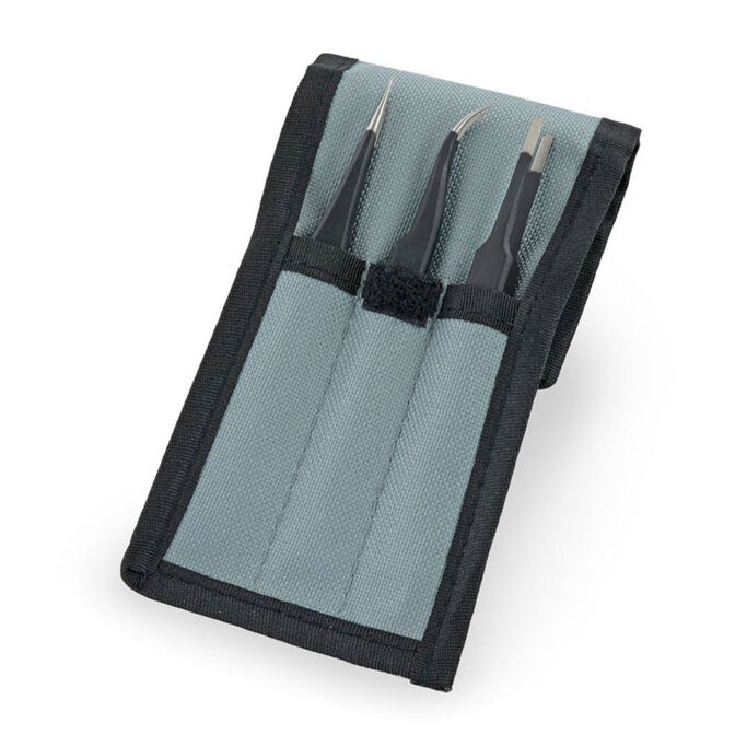iFixit Precision Tweezer Set PRO - Set with 3 precision tweezers image number 1
