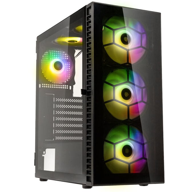 Kolink Observatory HF Glass ARGB Midi-Tower - schwarz image number 0