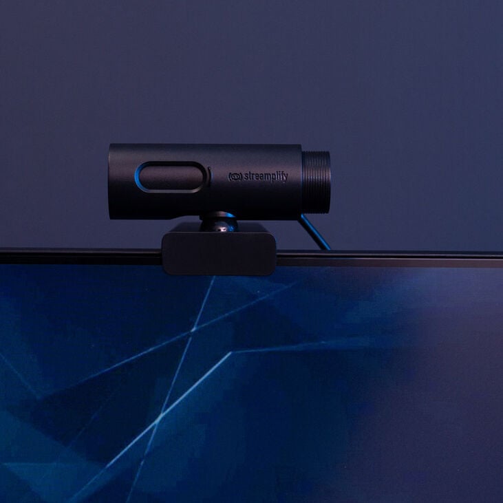 Streamplify CAM Streaming Webcam, Full HD, 60 FPS - schwarz image number 3