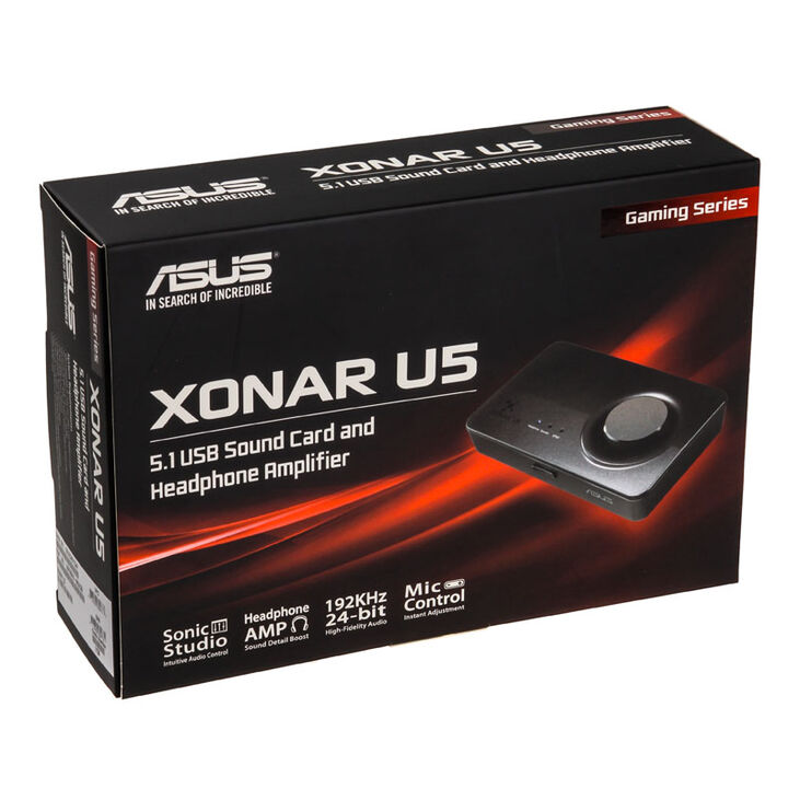 ASUS Xonar U5 Soundkarte, Hi-Speed USB image number 5