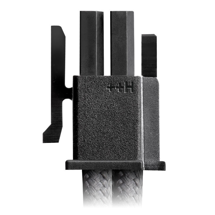 CableMod C-Series Pro ModMesh Sleeved 12V-2x6 12VHPWR Dual StealthSense Cable Kit for Corsair RMi, RMx (Black Label) - carbon image number 2