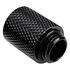 Alphacool Eiszapfen Extension 20mm G1/4 Female to G1/4 Male - Black image number null
