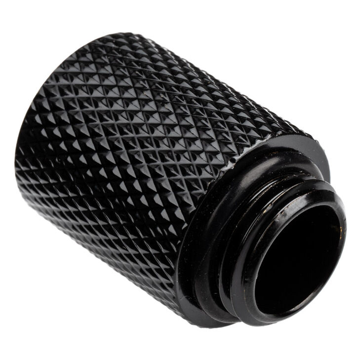 Alphacool Eiszapfen Extension 20mm G1/4 Female to G1/4 Male - Black image number 1