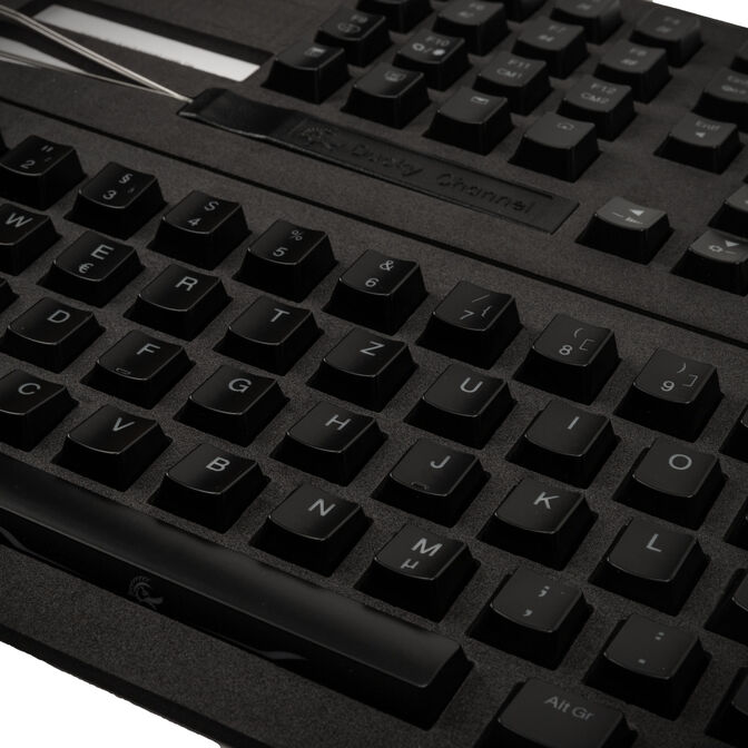 Ducky ABS Keycap Set, Laser-Graviert - ISO-Layout (DE), schwarz image number 2