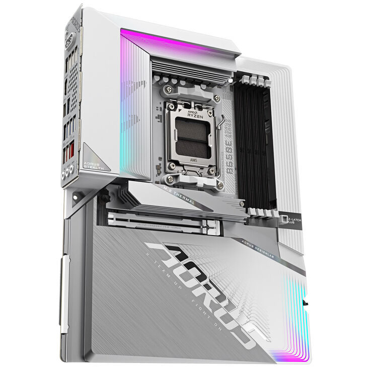 GIGABYTE B650E AORUS Stealth ICE, Sockel AM5, AMD B650E, ATX - DDR5 image number 1