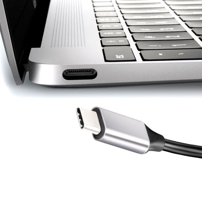 AXAGON HMC-6H4A USB-Hub, 4x USB-A + HDMI, USB-C 3.2 Gen 1, PD 100W - 20 cm USB-C-Kabel image number 3