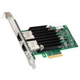 Intel X550-T2, 2x 10GBase-T, PCIe 3.0 x4, low profile - bulk image number null