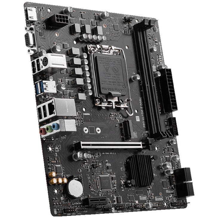 MSI Pro H610M-E DDR4, Socket LGA 1700, Intel H610, Micro-ATX - DDR4 image number 1
