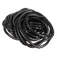 InLine spiral binding cable sleeve, black - 10mm x 10m image number null