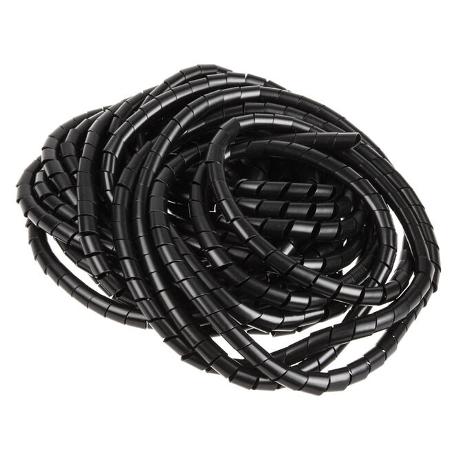 InLine spiral binding cable sleeve, black - 10mm x 10m image number 1