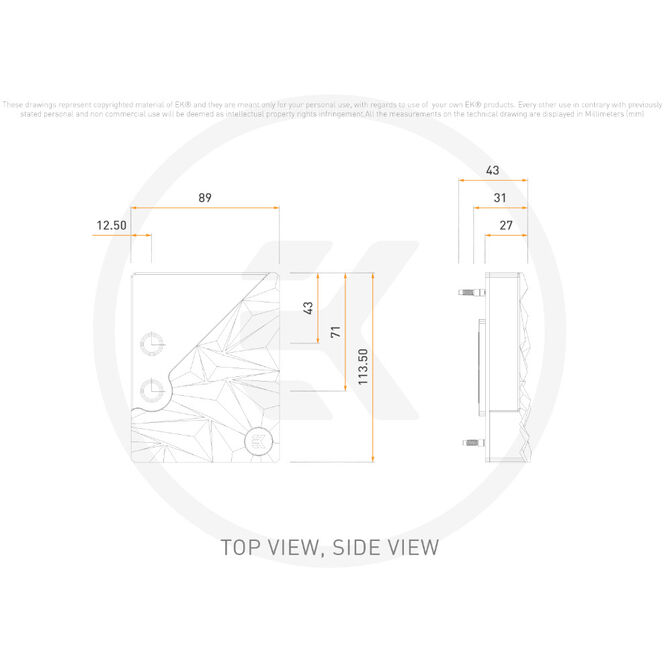 EK Water Blocks EK-Quantum Velocity&sup2; Edge D-RGB - AM5 Black Special Edition image number 4