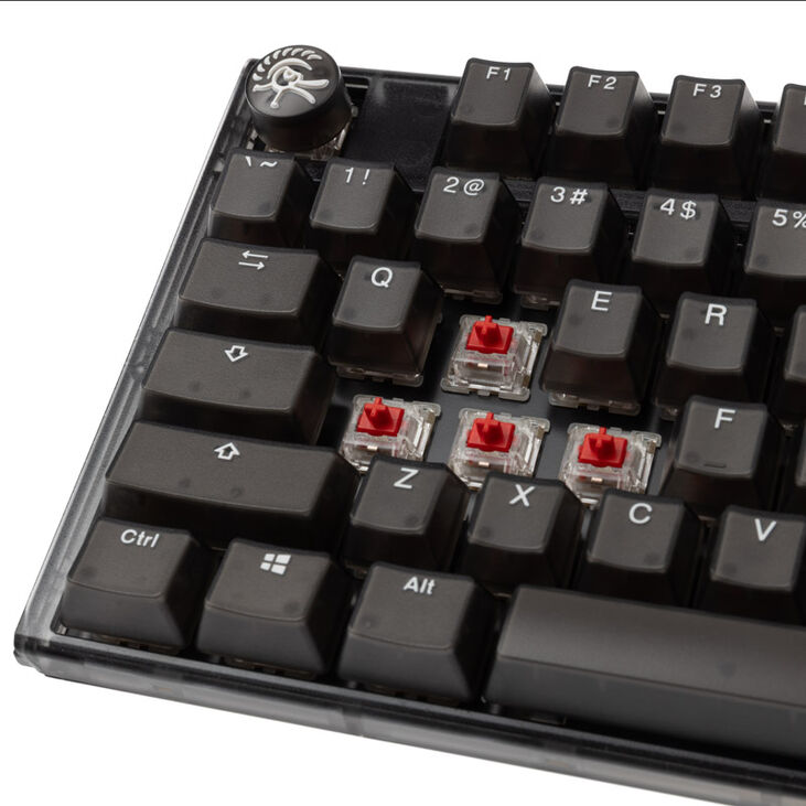 Ducky One 3 Aura Black Gaming Keyboard, RGB LED - MX-Red (US) image number 4