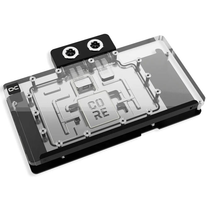 Alphacool Core RX 9070 TUF/Prime GPU water block, ARGB, with backplate - Acrylic image number 0