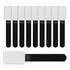 LABEL THE CABLE Mini Velcro Ties 10-piece Set - black image number null