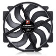 Noctua NF-A14X25r G2 PWM chromax.black L&uuml;fter, LCP - schwarz, 140mm image number null