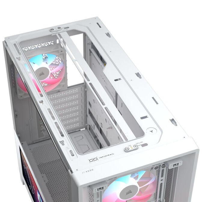 CORSAIR FRAME 4000D LCD RS PC-Geh&auml;use, Midi-Tower, ATX, ARGB, Tempered Glass - wei&szlig; image number 11