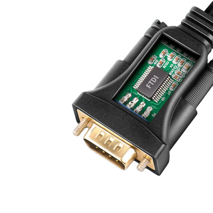 AXAGON ADS-1PQN Adapterkabel, RS-232 COM-Port auf USB 2.0 - FT232RL-Chip image number 2