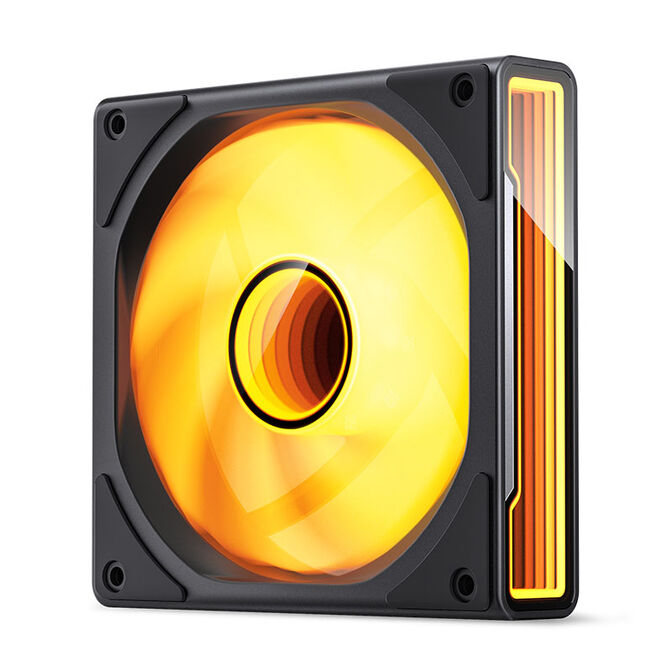 Jonsbo ZK-120BR ARGB Reverse Blade PWM Fan, 120mm, 3-Pack - black image number 2