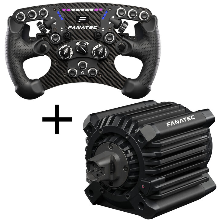 Fanatec Club Sport Steering Wheel V2.5 - schwarz + ClubSport DD Wheelbase (12Nm) image number 0