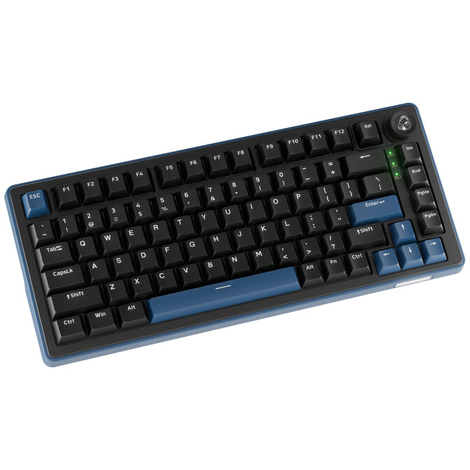 Ducky OK-M 75 Gaming-Tastatur, 75%, Hot-Swap-f&auml;hig, RGB, ANSI - KTT Wine Red Switches image number 1
