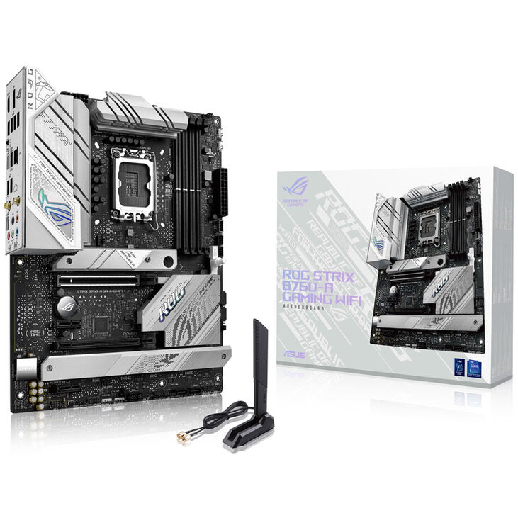ASUS ROG Strix B760-A Gaming WIFI Mainboard, Sockel 1700, Intel B760, ATX, DDR5 image number 0