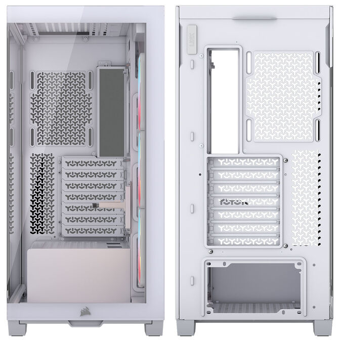 Corsair 3500X LX-R PC-Geh&auml;use, Midi-Tower, E-ATX, RGB, Tempered Glass - wei&szlig; image number 9