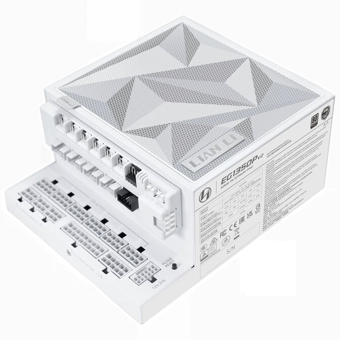 Lian Li EDGE Platinum V2 Power Supply with EDGE Hub ADV - white, 1,350W image number 0