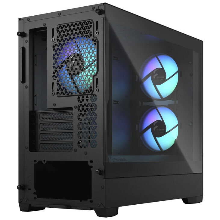 Fractal Design Pop Mini Air RGB Clear Tint Micro-ATX-Gehäuse, Tempered Glass - schwarz image number 4