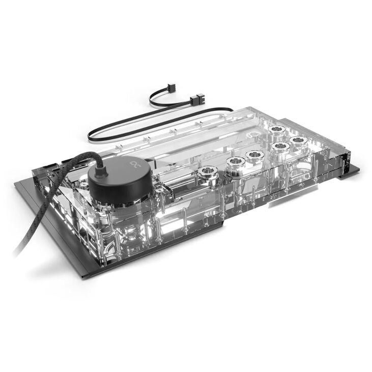 Alphacool Apex Distro Plate Y60, D5 Apex - Acryl image number 2