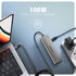 AXAGON HMC-5H USB-C 3.2 Gen 1 hub, 3x USB-A, 4K HDMI, PD 100W, 100cm USB-C cable image number null