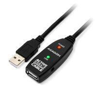 AXAGON ADR-210 aktives USB-Verl&auml;ngerungskabel, USB 2.0, USB-A auf USB-A - 10 m