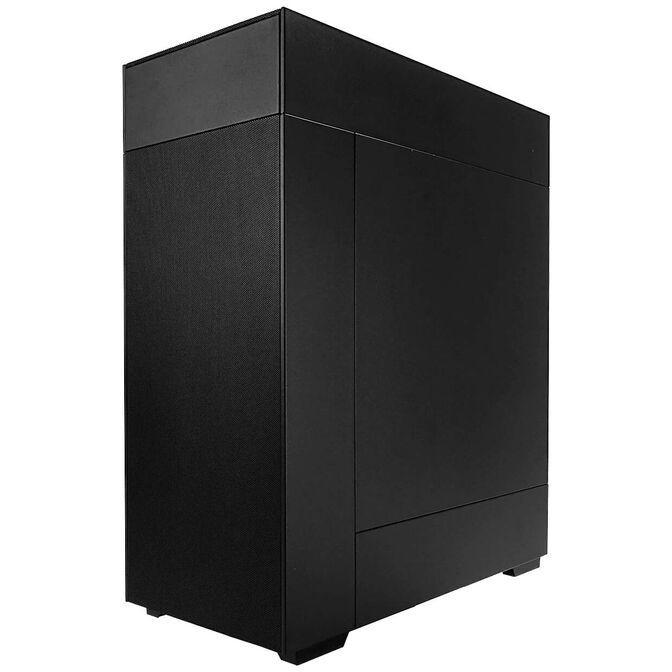 InWin Modfree Deluxe Full Tower Tempered Glass - black image number 2