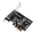 Silverstone SST-ECU02-E USB adapter card, PCIe 3.0, 1x USB-C 3.1 internal - Low Profile image number null