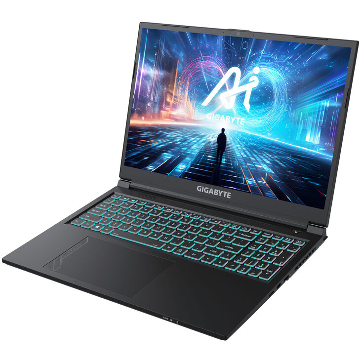 GIGABYTE G6 MF-H2DE854KH, 40,64 cm (16 Zoll) 165Hz, i7-13620H, RTX 4050 Gaming Laptop image number 2