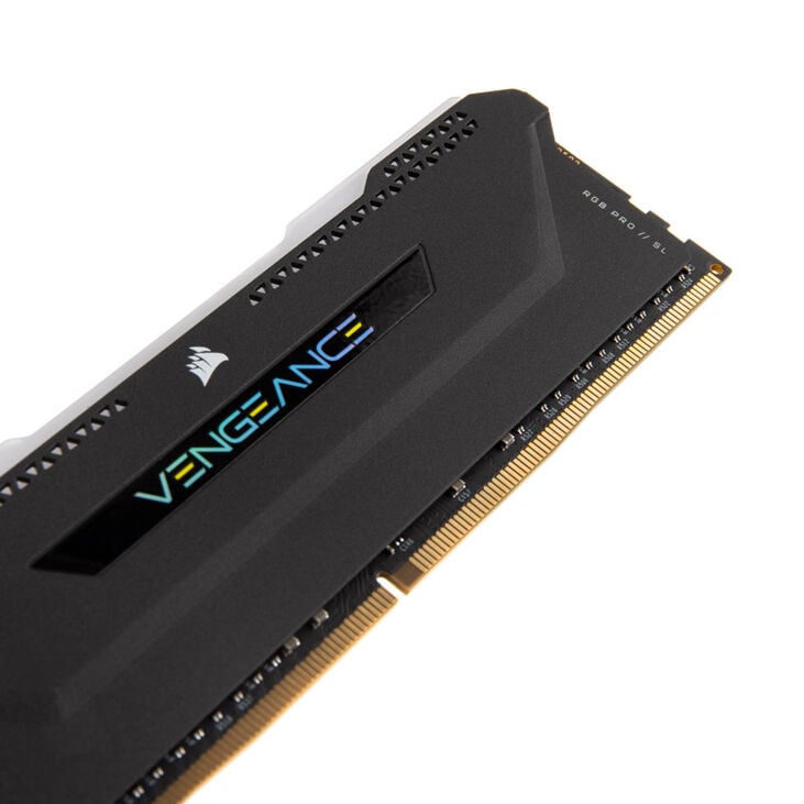 Corsair Vengeance RGB Pro SL DDR4-3600 RAM, CL18, AMD-XMP - 16 GB Dual-Kit, schwarz image number 4