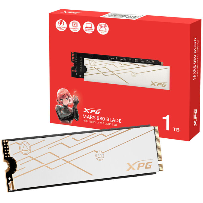 ADATA XPG MARS 980 BLADE NVMe SSD, PCIe 5.0 M.2 Typ 2280  - 1 TB image number 0