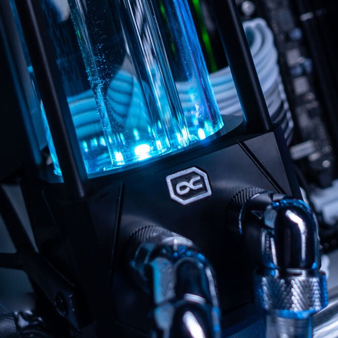 Alphacool Eisbecher Aurora D5 150 mm inkl. Alphacool VPP Apex D5 - Acetal/Glas image number 5