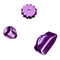 Ascher Racing Knob Kit Pro &ndash; Champion Purple
