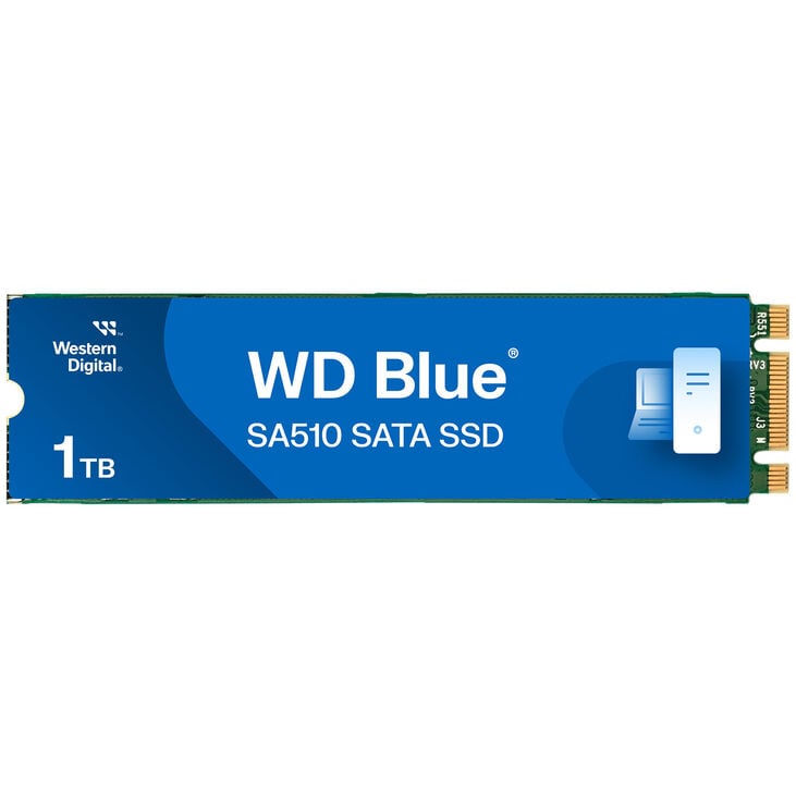 Western Digital Blue SA510 M.2 SSD, SATA 6G - 1 TB image number 1