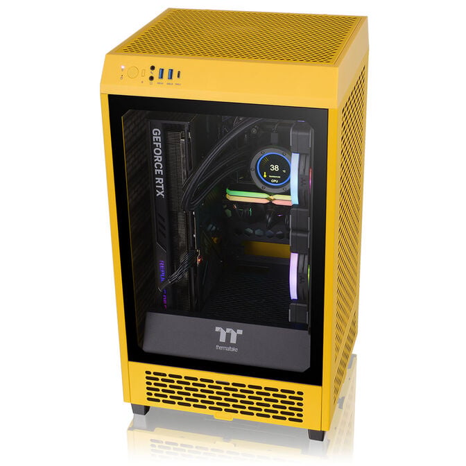 Thermaltake The Tower 200 PC-Geh&auml;use, Mini-Geh&auml;use, Mini-ITX, Tempered Glass - Bumblebee image number 7