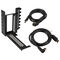 CableMod vertical graphics card holder with PCIe x16 riser cable, 2x DisplayPort - black
