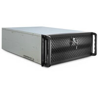 Inter-Tech IPC 4U-4129-L, 4HE Rack Servergehäuse - schwarz