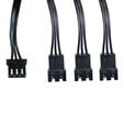Alphacool Digital RGB LED Y-cable 3-way with JST connector, black - 60cm image number null