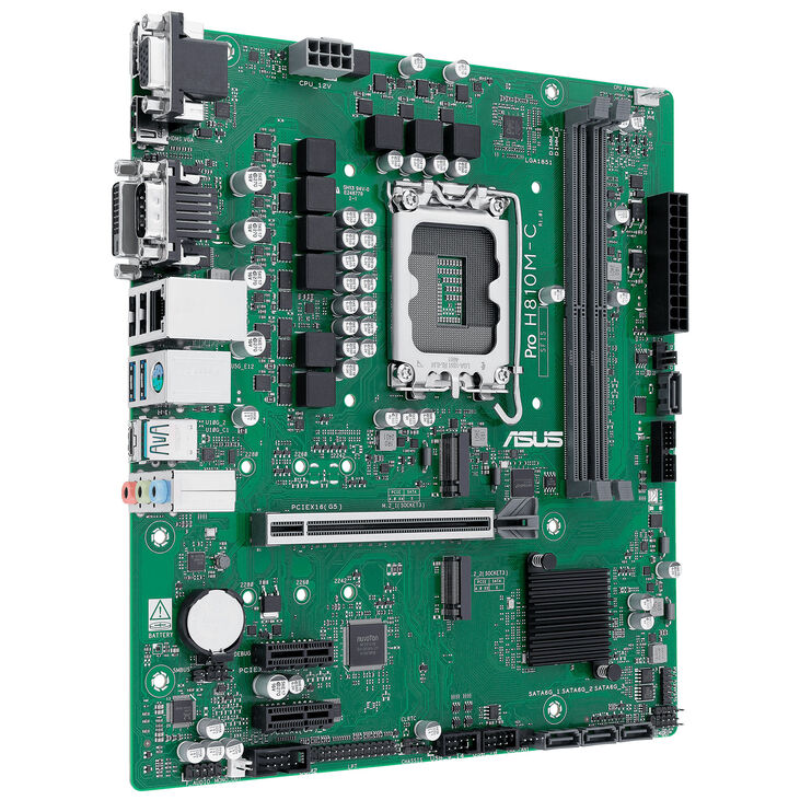 ASUS Pro B810M-C-CSM Motherboard, socket LGA 1851, Intel H810, mATX, DDR5 image number 5
